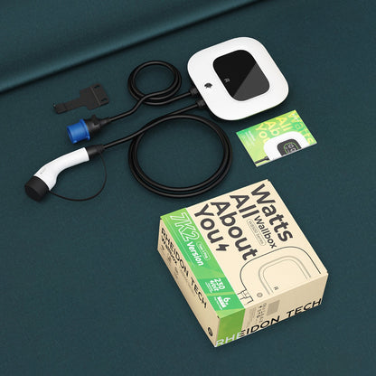 Rheidon Wallbox EV 7.2 kW wall mountable